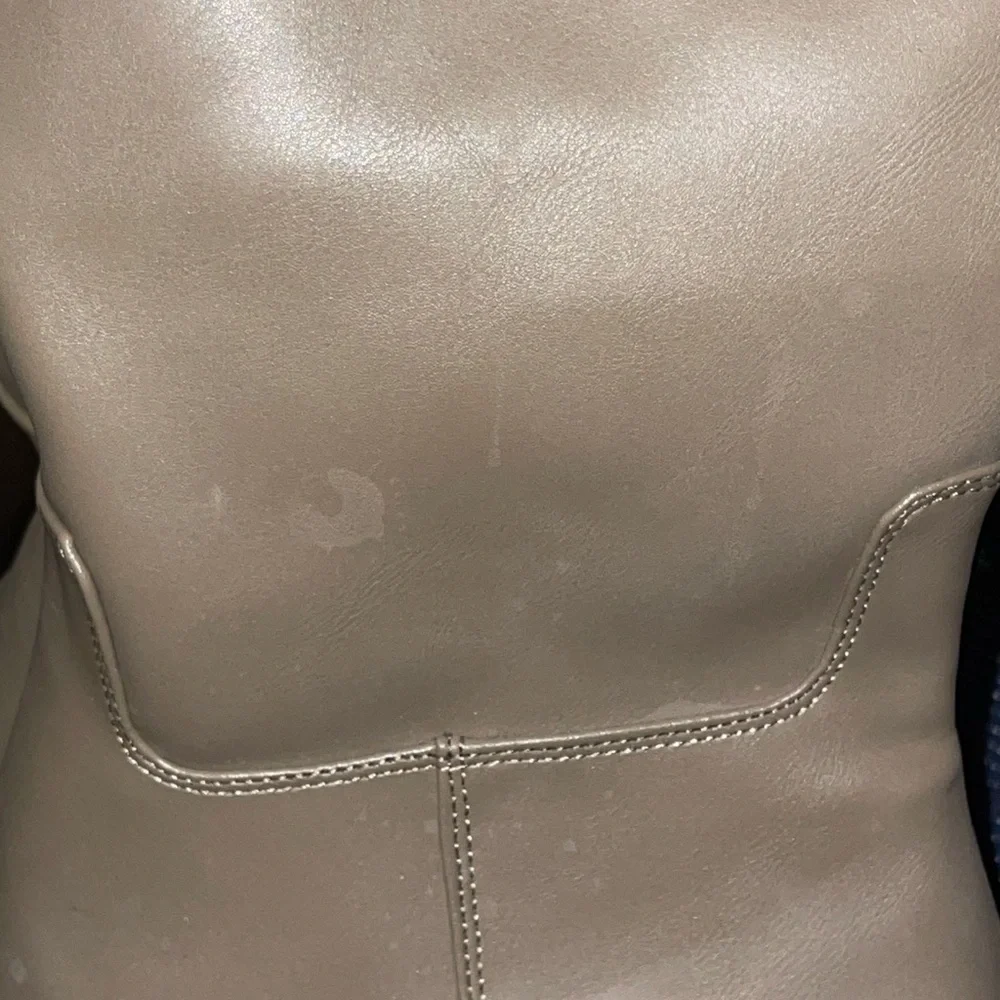 H&M Tan Knee-High lug Boots Brand New with Tags